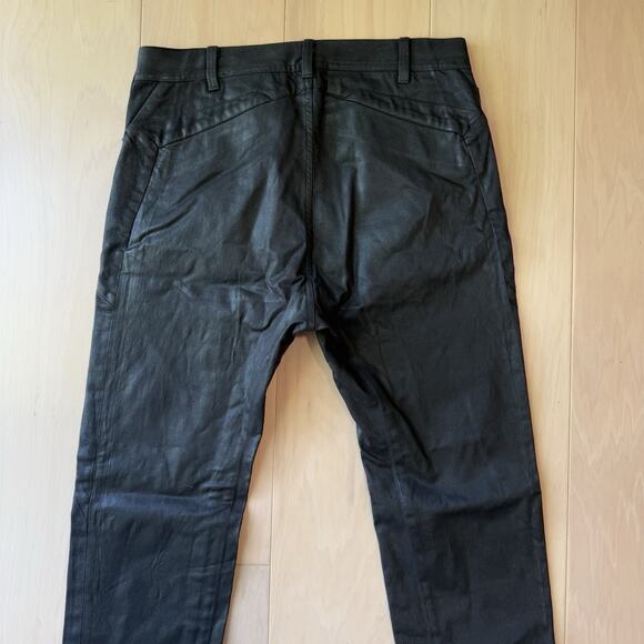 Rick Owens Pants 32 Black Dark Dust Designer Streetwear Slim Los Angeles - Picture 8 of 10
